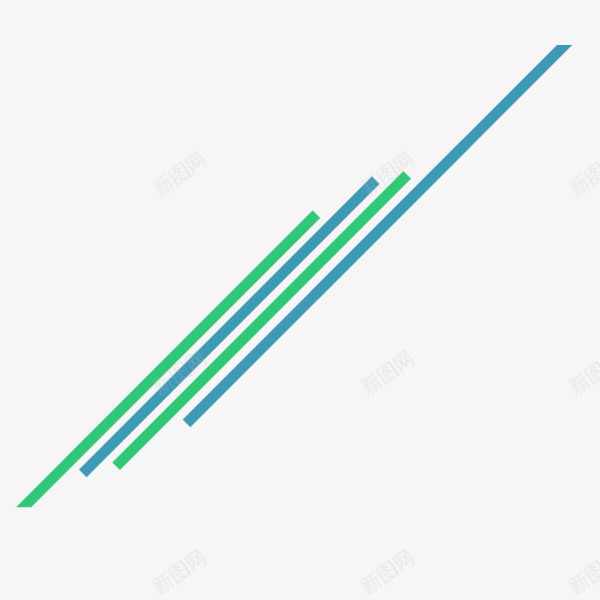 蓝色斜线png免抠素材_新图网 https://ixintu.com 斜线条 科技 简单 简约 线性