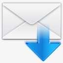邮件得到信封消息电子邮件信水晶图标图标