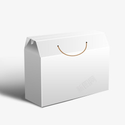 白色包装盒子素材