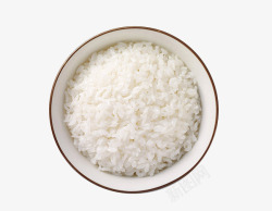卡通碗和米韩式清煮水米饭高清图片