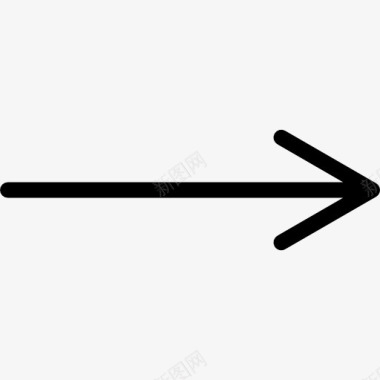 矢量间隔线右箭头直细线图标图标