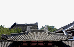 复古古风建筑杭州地标图素材