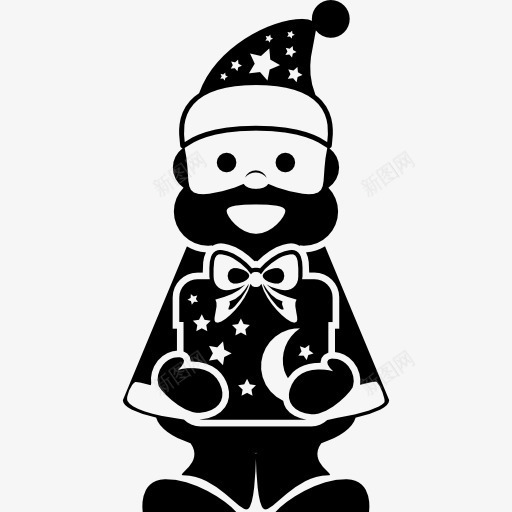 Santa的圣诞图标png_新图网 https://ixintu.com 人 人物 传统 圣诞老人 圣诞节 小 的人 站立