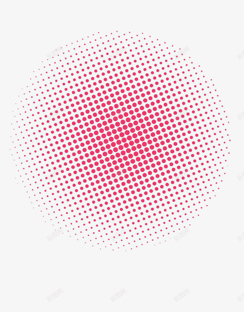 几何圆点透明背景png免抠素材_新图网 https://ixintu.com 几何 圆点 科技 粉色 透明背景