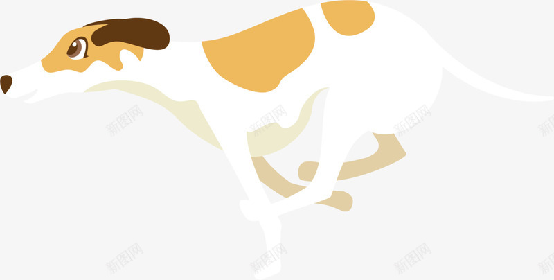 狗年白色奔跑的小狗png免抠素材_新图网 https://ixintu.com 可爱小狗 奔跑的小狗 开心 狂奔的小狗 狗年 白色小狗