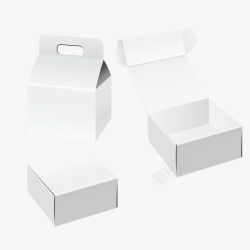 白色包装盒子图像素材