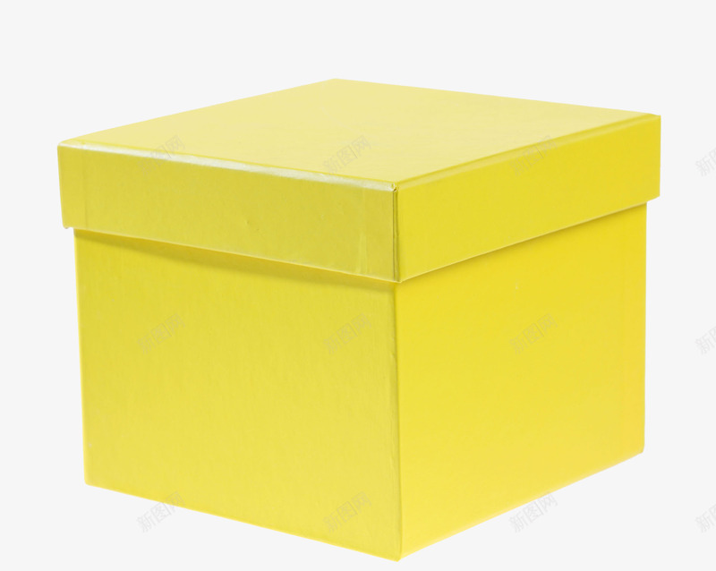 黄色礼物盒子png免抠素材_新图网 https://ixintu.com 包装盒 实物 容器 方形纸盒 礼物 纸板纸盒特写 食品包装箱 黄色礼物盒子