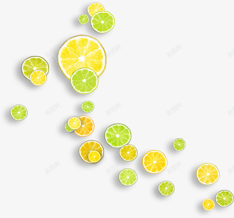 柠檬片水果png免抠素材_新图网 https://ixintu.com 柠檬 水果 素材