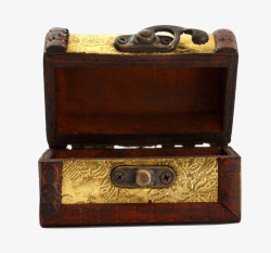 古老的箱子金色宝箱高清图片