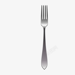 不锈钢叉子手绘餐饮用品叉子高清图片