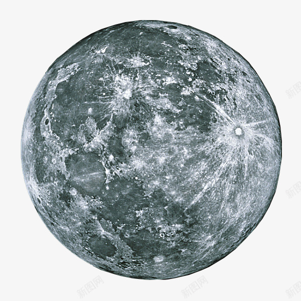 超清晰月球png免抠素材_新图网 https://ixintu.com 天文 星球 月球 超高清