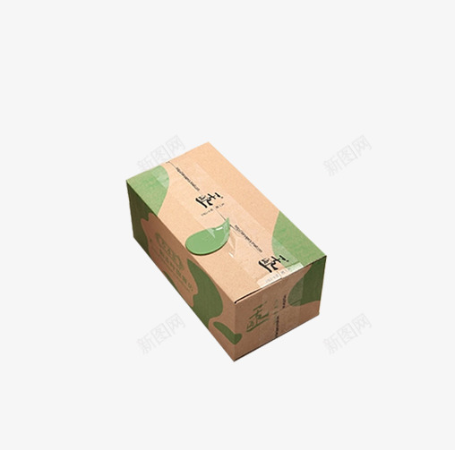 大纸箱子png免抠素材_新图网 https://ixintu.com 盒子 箱子 纸箱 绿色