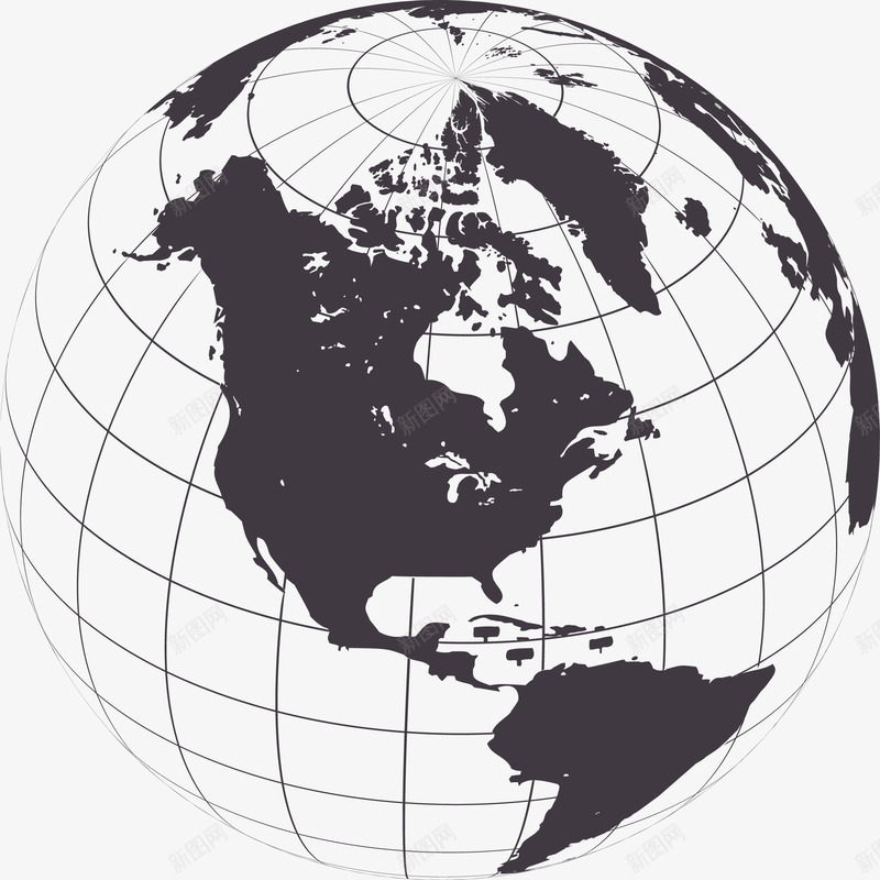 卡通地球图矢量图图标ai_新图网 https://ixintu.com 世界地图实景 卡通地球 地球 地球仪 地球图 手绘地球 点 点线地球 球 球体 矢量图 矢量地球 线