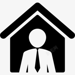 销售代理房地产卖方图标高清图片