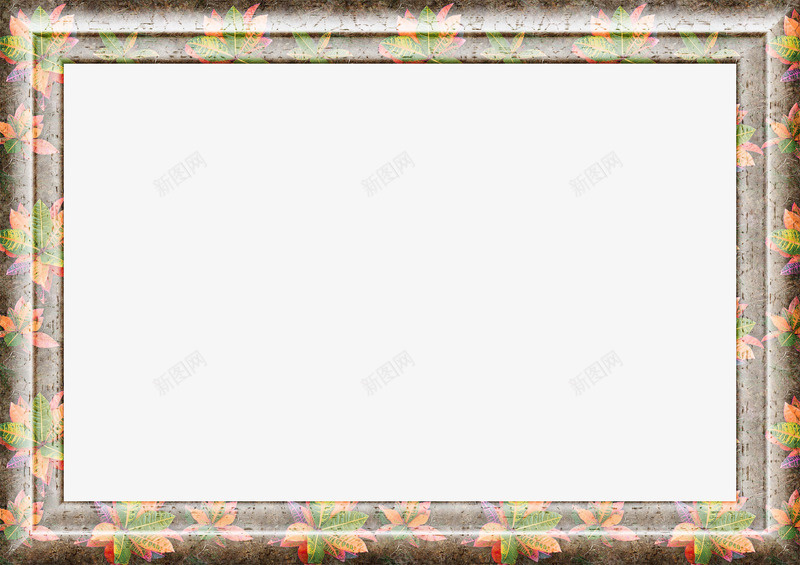 花纹画框png免抠素材_新图网 https://ixintu.com 框 油画框 画框 相框 花纹