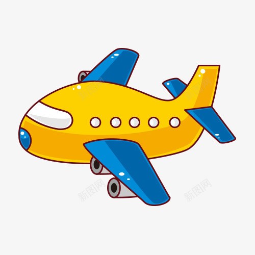 宇航机png免抠素材_新图网 https://ixintu.com 儿童玩具 卡通 卡通战斗机 飞机 飞机轨迹 飞行