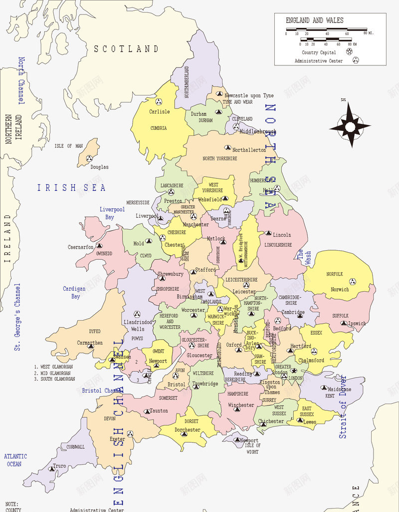 英国地图矢量图ai免抠素材_新图网 https://ixintu.com 世界地图 地图 英国 英国地图 矢量图