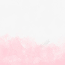 水彩雪花纹唯美粉色水彩印迹高清图片