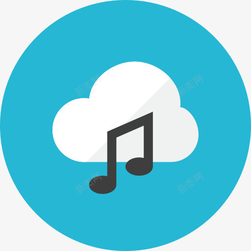 云音乐该公司免费包圆形png免抠素材_新图网 https://ixintu.com Cloud music 云 音乐