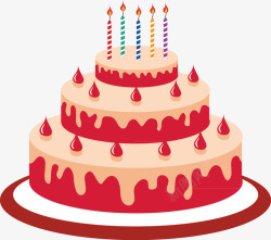 蓝莓蛋糕免费卡通生日蛋糕高清图片