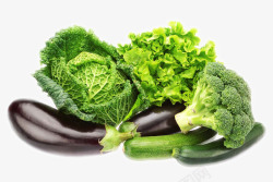 茄子新鲜的绿色蔬菜高清图片