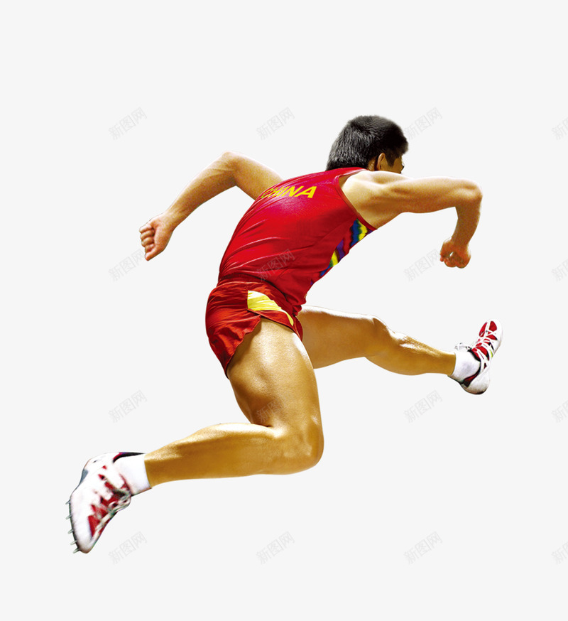 跨栏奔跑的人png免抠素材_新图网 https://ixintu.com 体育 奔跑 奔跑的人 跨栏 运动