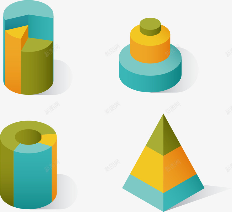 手绘立体柱状图矢量图ai免抠素材_新图网 https://ixintu.com 手绘 数据 柱状图 立体 锥形图 饼状图 矢量图