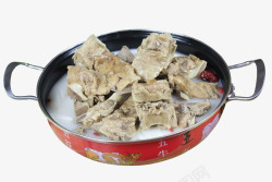 韩国汤底猪脊骨火锅汤底底料高清图片