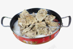 猪嵴骨肉猪脊骨火锅汤底底料高清图片