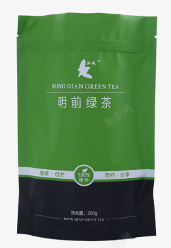 茶叶自立袋素材