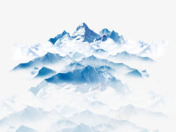 白岩雪山冰山高清图片