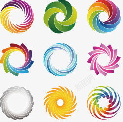 图形logo彩色图标高清图片