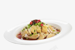 一只酱油鸡广式风味美食花椒鸡高清图片