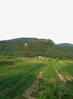 石山顶乡村田野风景摄影高清图片