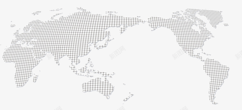 斑点地图png免抠素材_新图网 https://ixintu.com 世界 全世界 国家 地图 斑点
