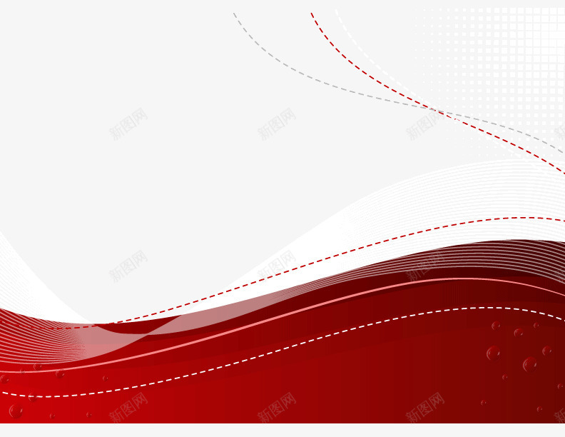 背景曲线装饰png免抠素材_新图网 https://ixintu.com 曲线 流线型 红色 背景装饰矢量图 飘带