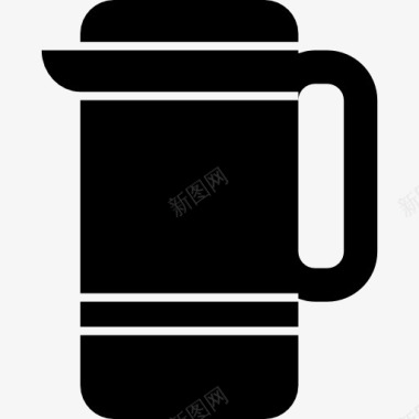 热咖啡壶图标图标