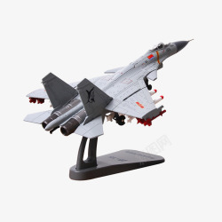 玩具模型灰色飞机模型高清图片