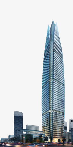 101大厦锥形高楼大厦高清图片