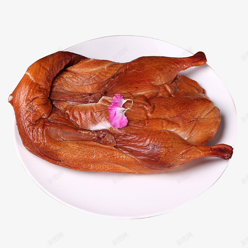 烤鸭png免抠素材_新图网 https://ixintu.com 紫花 美食 肉类 餐饮 鸭肉