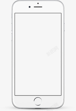 白色UI手机模型素材
