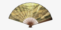 清明上河图中国风扇子装饰素材