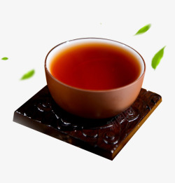 黑陶普洱茶杯普洱茶高清图片