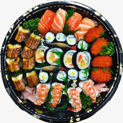 寿司三文鱼日式料理高清图片
