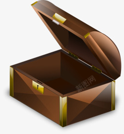 藏宝盒盒子藏宝盒打开的盒子高清图片