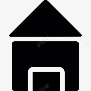 黑房子图标图标