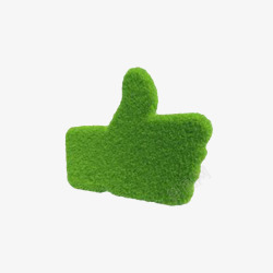整洁卫生卡通绿色的环保标志高清图片