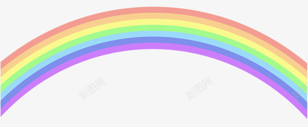 彩色简约彩虹背景png免抠素材_新图网 https://ixintu.com 五彩斑斓 彩虹背景 雨后背景