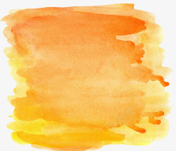 橘黄色水墨背景橘黄色渐变水墨画高清图片