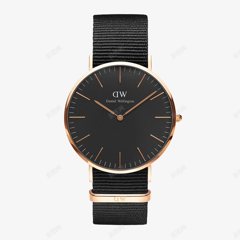 DW男士手表png免抠素材_新图网 https://ixintu.com DW DanielWellington 丹尼尔惠灵顿 产品实物 尼龙石英表 手表 男士手表 腕表